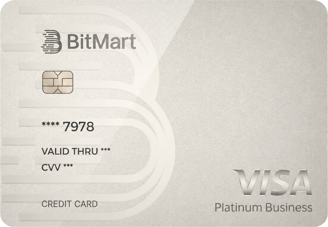 כרטיס BitMart Visa Platinum Business